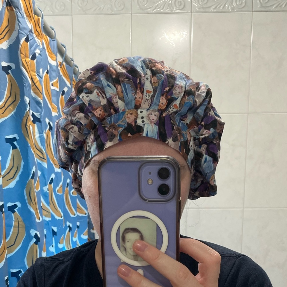 frozen themed scrub cap!